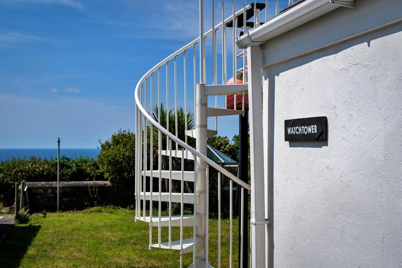 Finest Retreats - The Watchtower At Western Watch Lower Boscaswell 외부 사진
